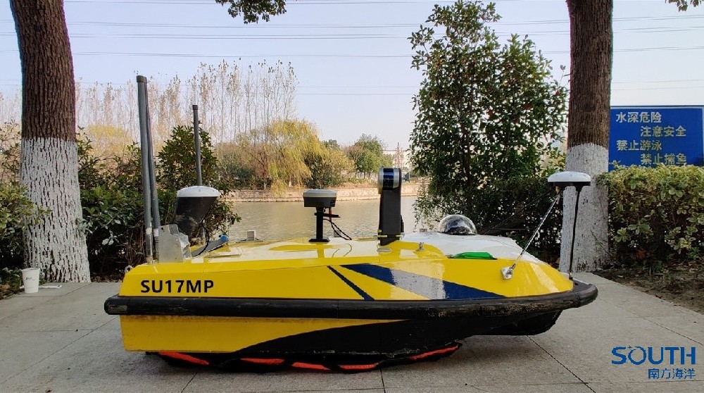 多波束無(wú)人船水上水下勘測(cè)一體化